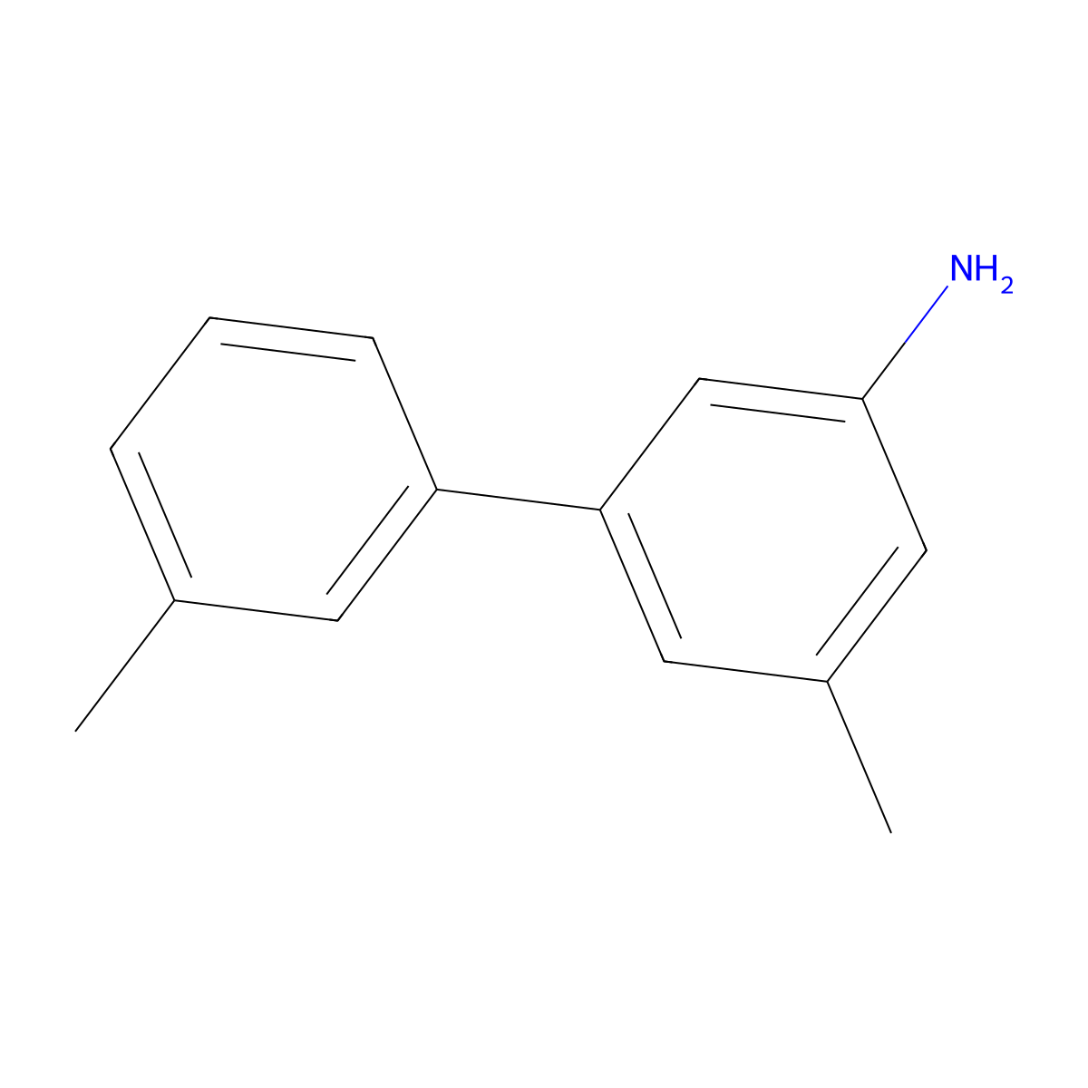 3-Methyl-5-(3-methylphenyl)aniline molecular structure, CAS 1368804-06-1