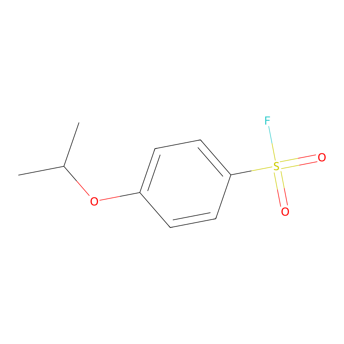 4-(Propan-2-yloxy)benzene-1-sulfonyl fluoride molecular structure, CAS 1368820-75-0