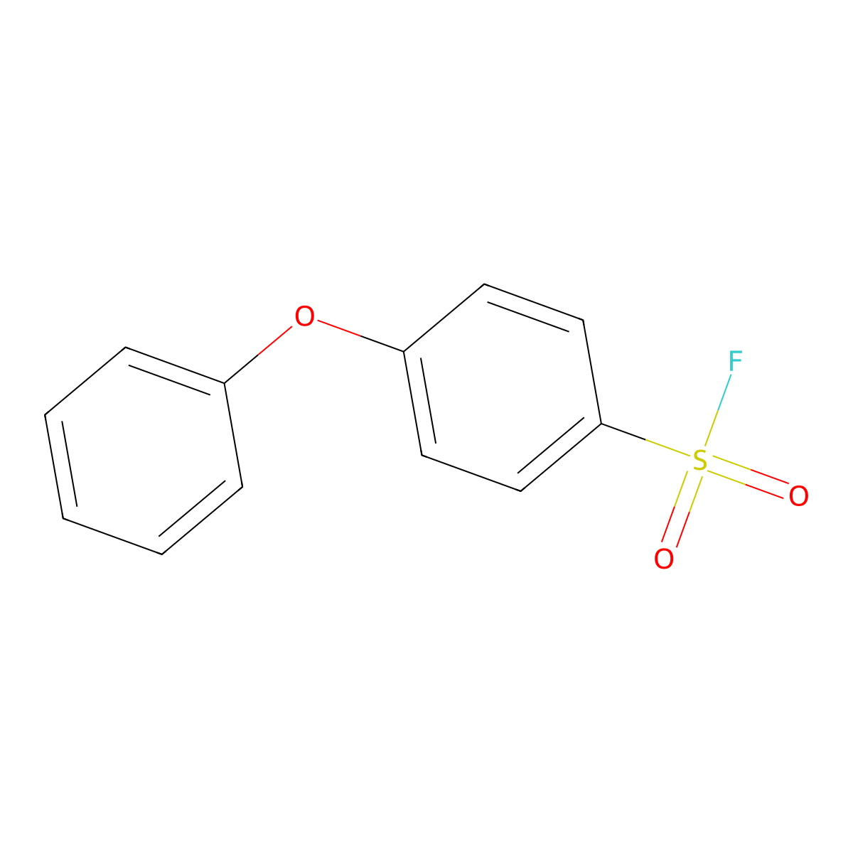 4-Phenoxybenzenesulfonyl fluoride molecular structure, CAS 1368838-37-2