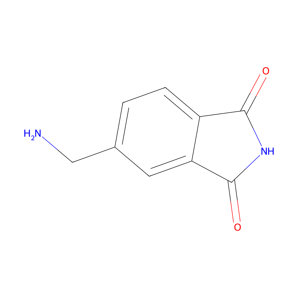 5-(Aminomethyl)-2,3-dihydro-1H-isoindole-1,3-dione molecular structure, CAS 1368873-78-2