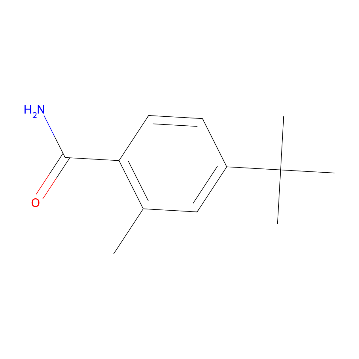 4-(Tert-butyl)-2-methylbenzamide molecular structure, CAS 1368875-36-8