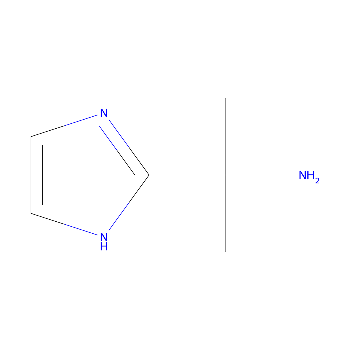 2-(1H-imidazol-2-yl)propan-2-amine molecular structure, CAS 1368877-36-4