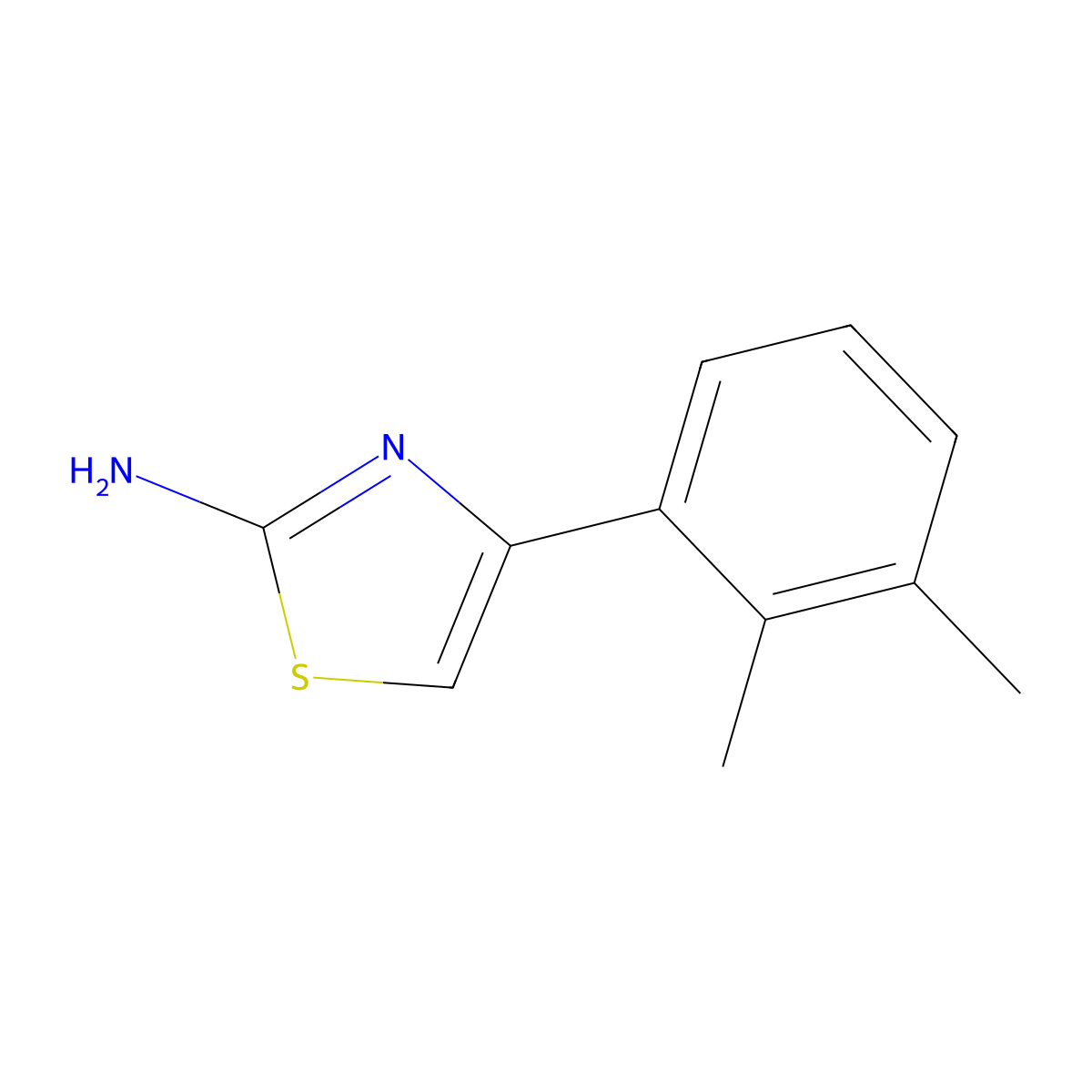4-(2,3-Dimethylphenyl)-2-thiazolamine molecular structure, CAS 1368878-48-1