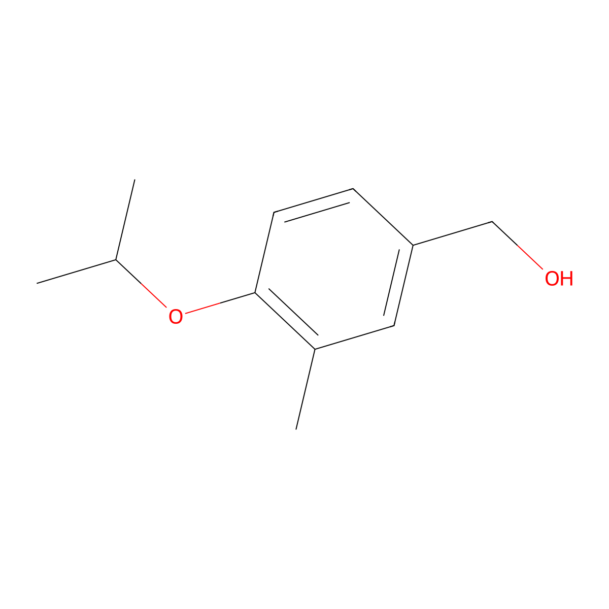(3-Methyl-4-propan-2-yloxyphenyl)methanol molecular structure, CAS 1368886-72-9