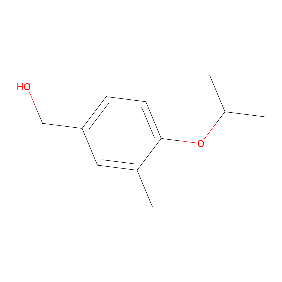 (3-Methyl-4-propan-2-yloxyphenyl)methanol molecular structure, CAS 1368886-72-9