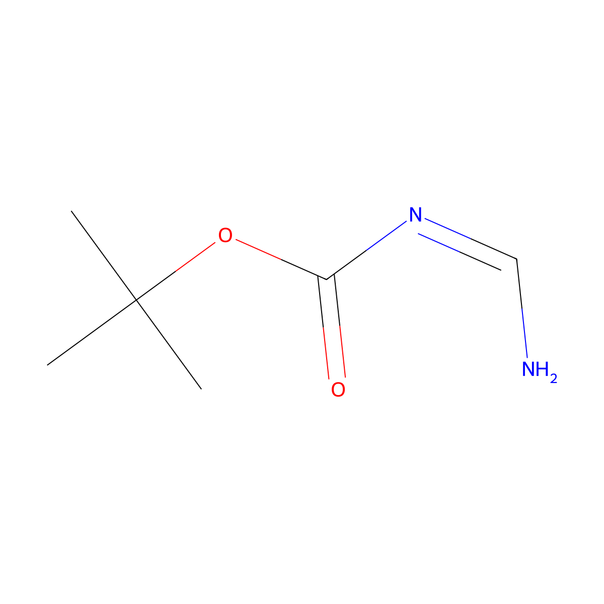 tert-butyl N-carboximidoylcarbamate molecular structure, CAS 1368919-45-2