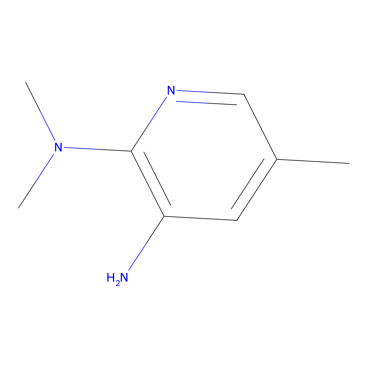 N2,N2,5-Trimethyl-2,3-pyridinediamine molecular structure, CAS 1368924-39-3