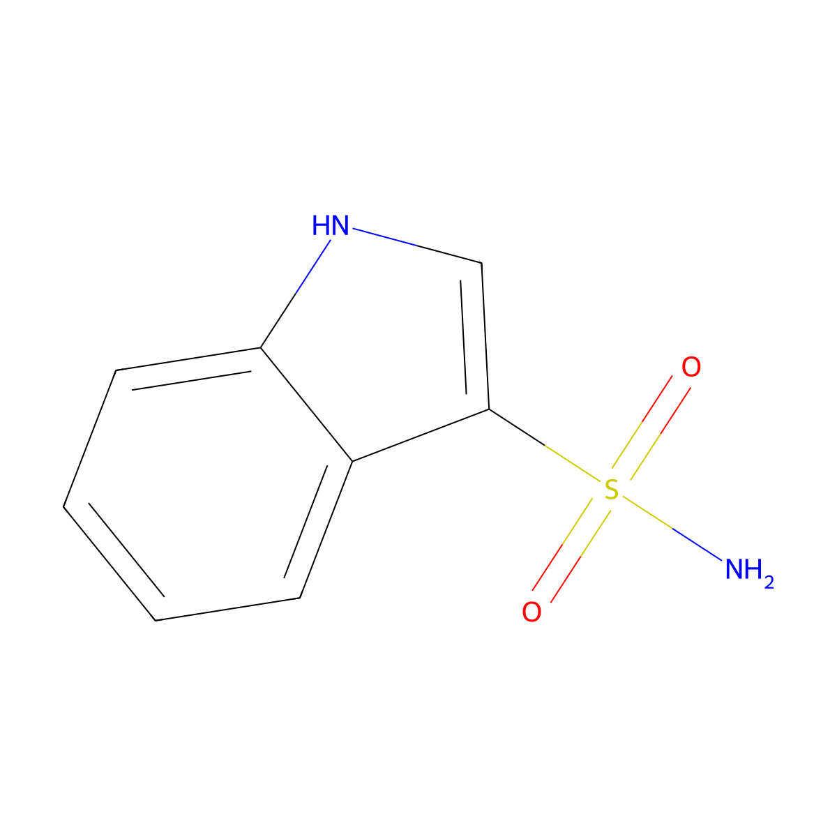 1H-indole-3-sulfonamide molecular structure, CAS 1368925-24-9