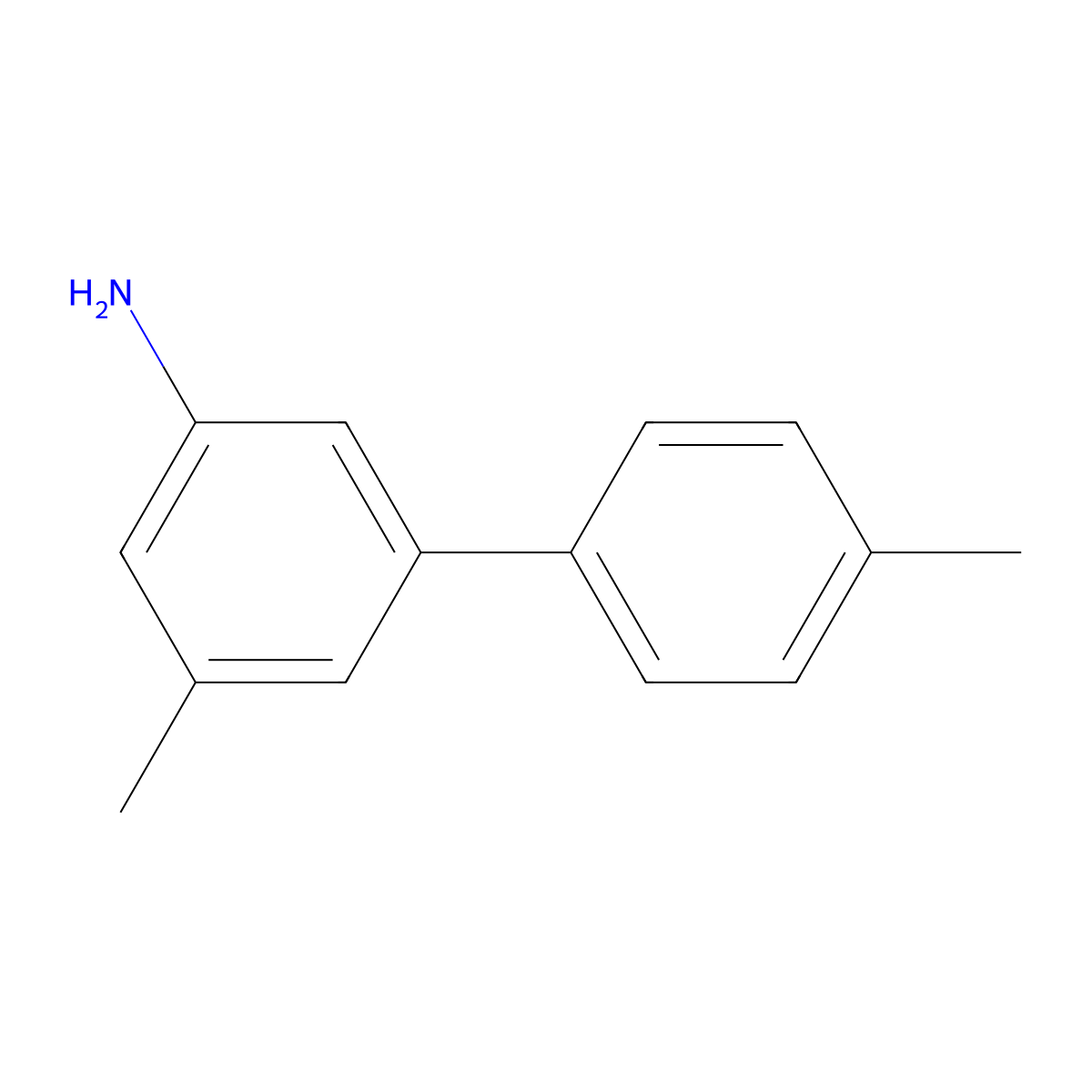 3-Methyl-5-(4-methylphenyl)aniline molecular structure, CAS 1368925-99-8