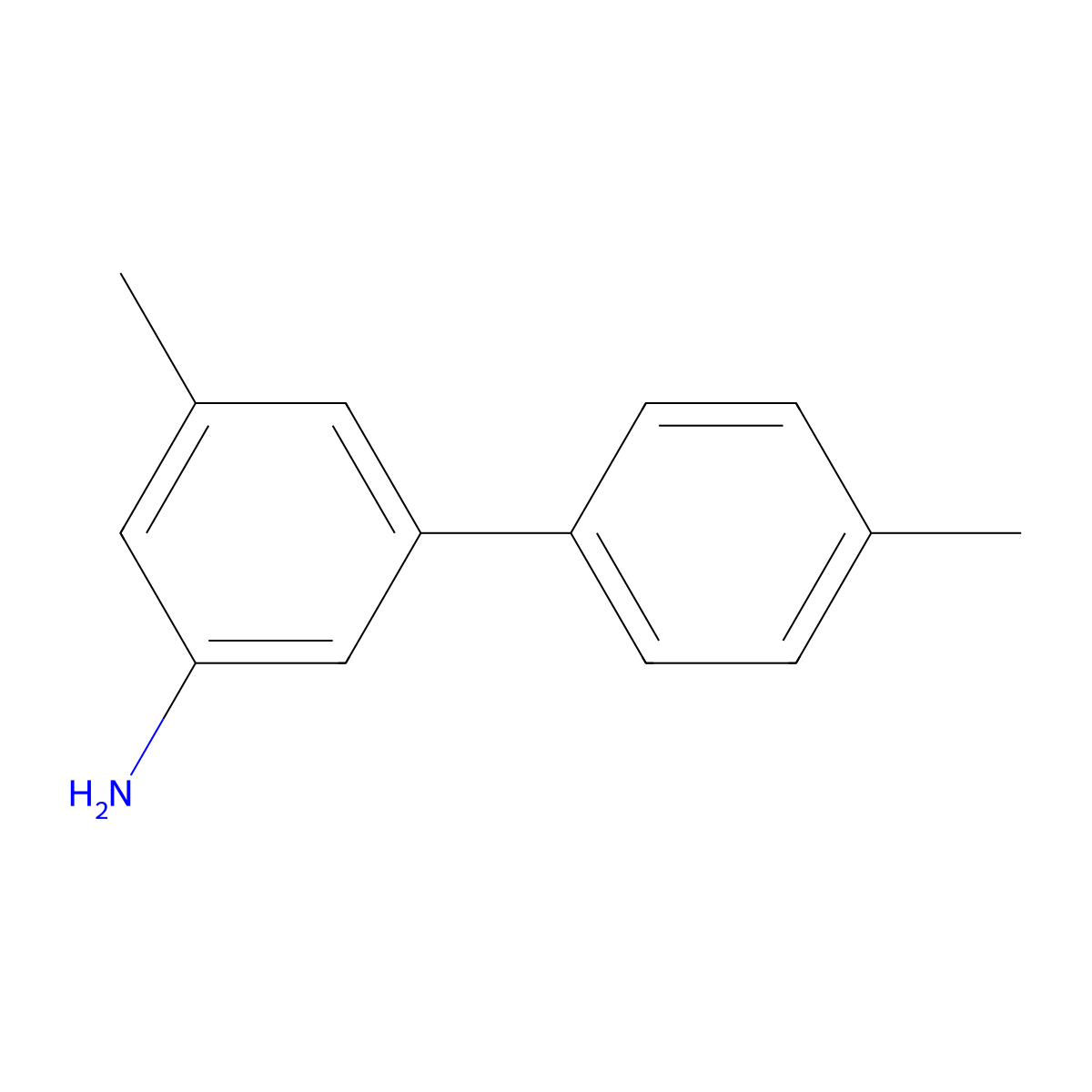 3-Methyl-5-(4-methylphenyl)aniline molecular structure, CAS 1368925-99-8