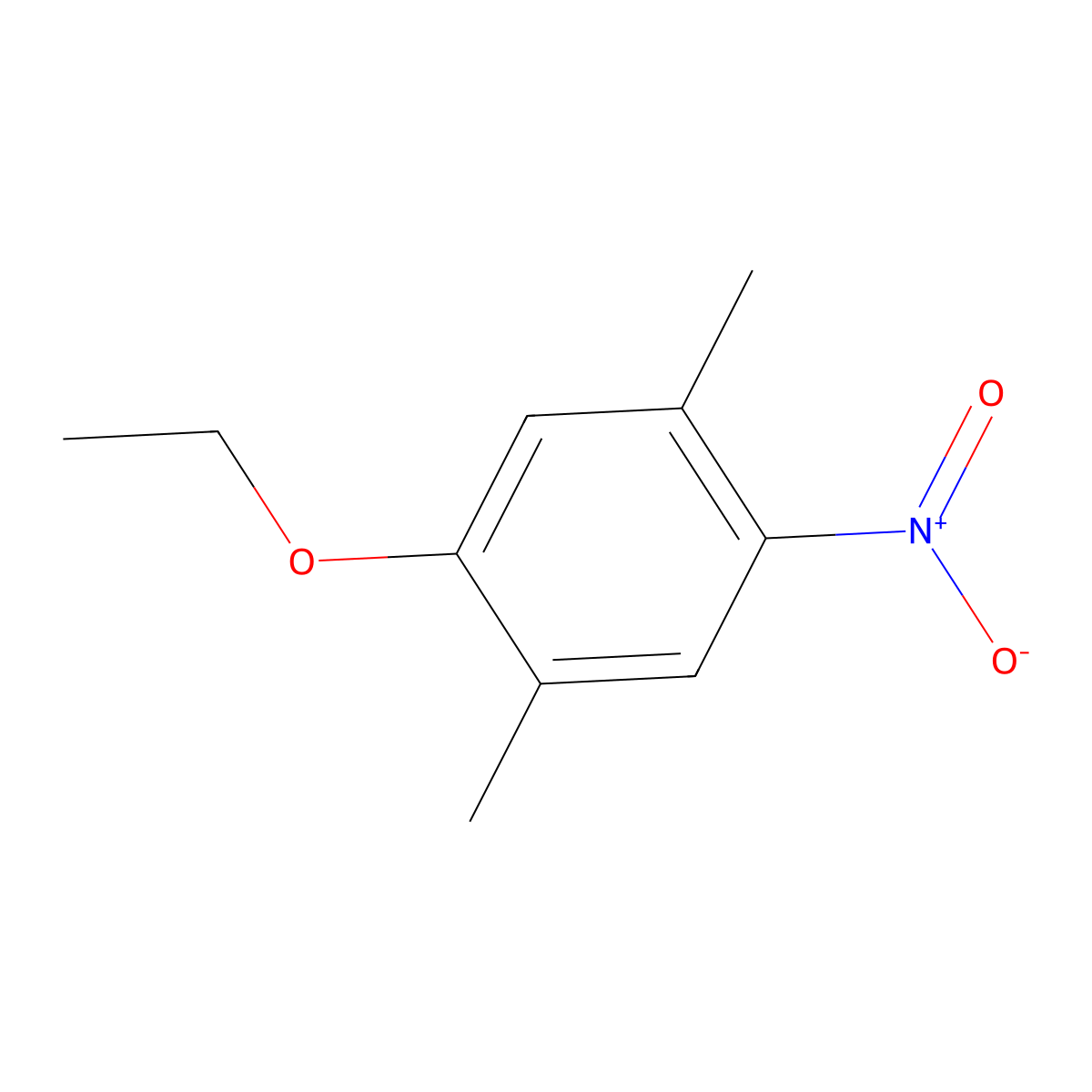 1,4-Dimethyl-2-ethoxy-5-nitrobenzene molecular structure, CAS 1368955-44-5