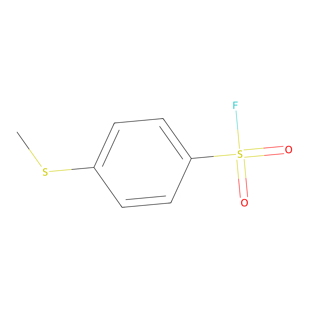 4-(Methylsulfanyl)benzene-1-sulfonyl fluoride molecular structure, CAS 1369002-88-9