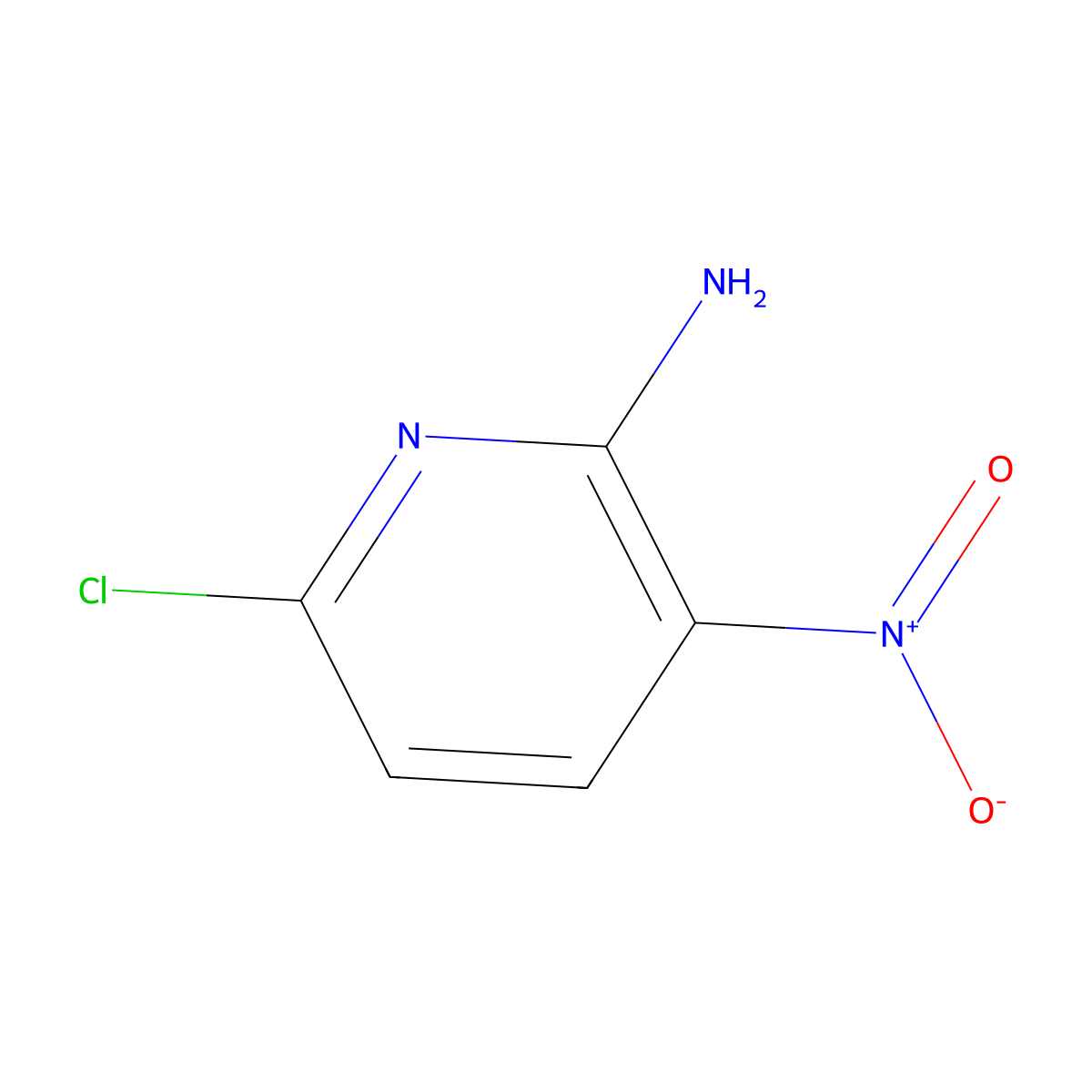 6-Chloro-3-nitropyridin-2-ylamine molecular structure, CAS 136901-10-5