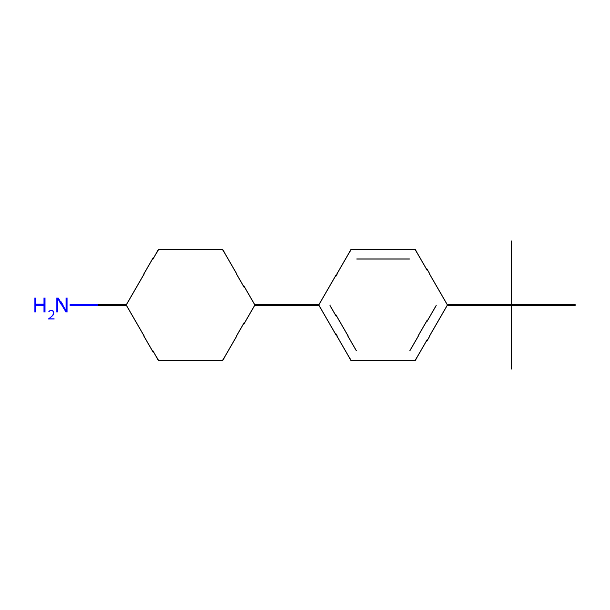 4-(4-Tert-butylphenyl)cyclohexan-1-amine molecular structure, CAS 1369011-12-0