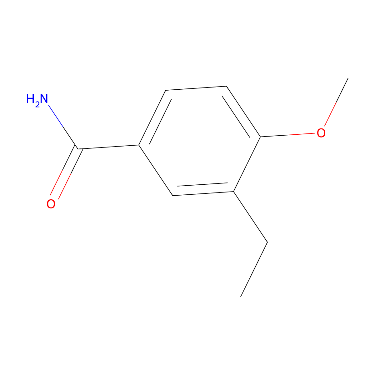 3-Ethyl-4-methoxybenzamide molecular structure, CAS 1369035-74-4