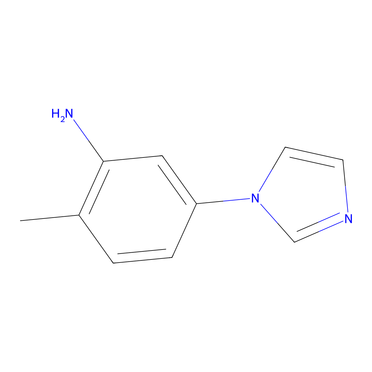 5-(1H-Imidazol-1-yl)-2-methylaniline molecular structure, CAS 1369061-86-8