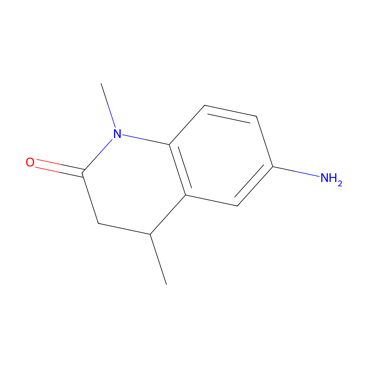 6-Amino-1,4-dimethyl-1,2,3,4-tetrahydroquinolin-2-one molecular structure, CAS 1369068-27-8