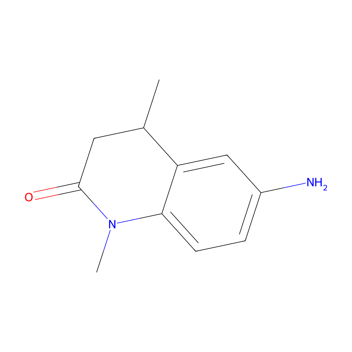 6-Amino-1,4-dimethyl-1,2,3,4-tetrahydroquinolin-2-one molecular structure, CAS 1369068-27-8