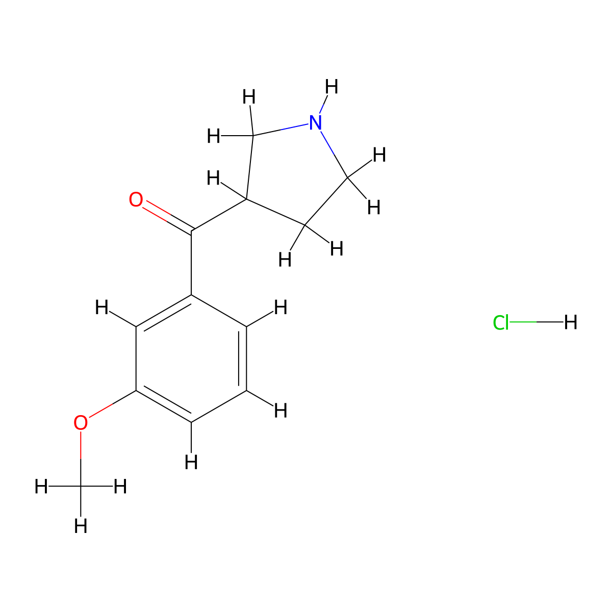 (3-Methoxyphenyl)(pyrrolidin-3-yl)methanone HCl molecular structure, CAS 1369080-97-6