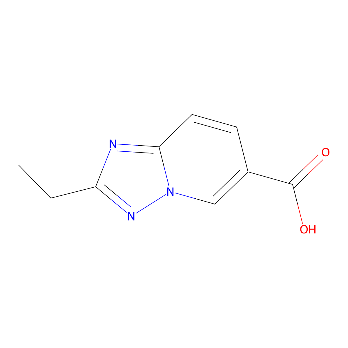 2-Ethyl-[1,2,4]triazolo[1,5-a]pyridine-6-carboxylic acid molecular structure, CAS 1369085-83-5