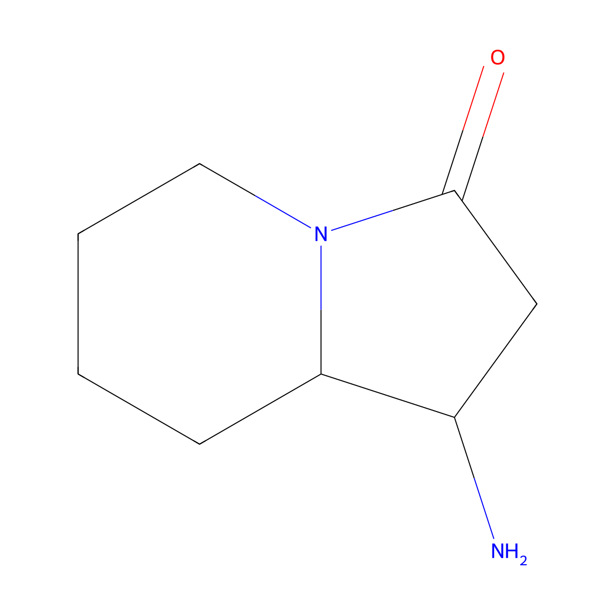 1-Amino-octahydroindolizin-3-one molecular structure, CAS 1369099-87-5