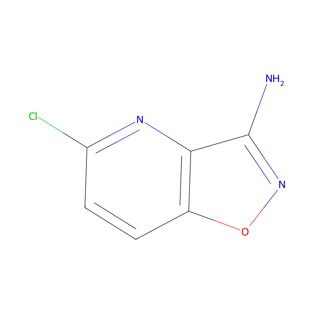 5-Chloroisoxazolo[4,5-b]pyridin-3-amine molecular structure, CAS 1369102-27-1