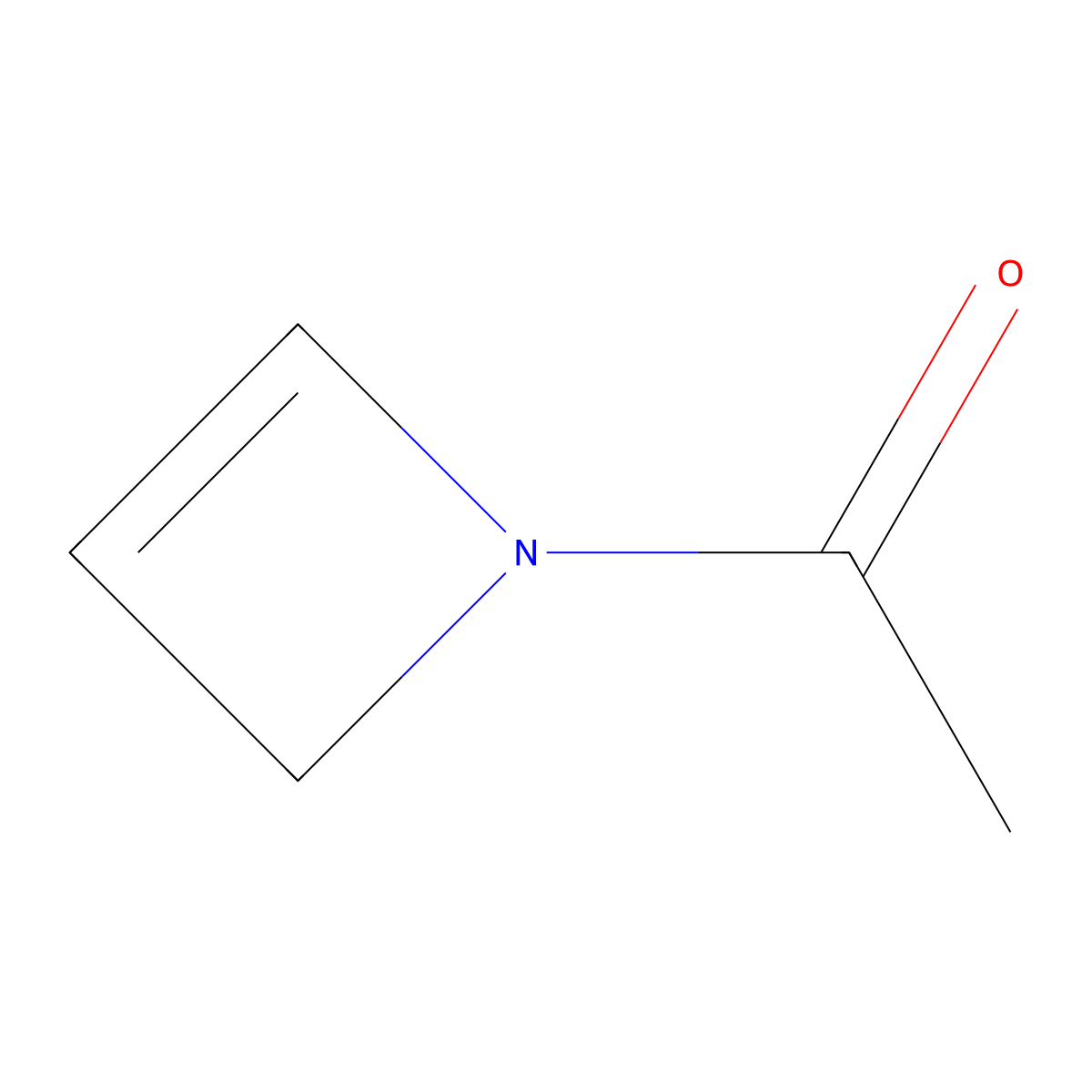 1-Acetyl-1,2-dihydroazete molecular structure, CAS 136911-46-1