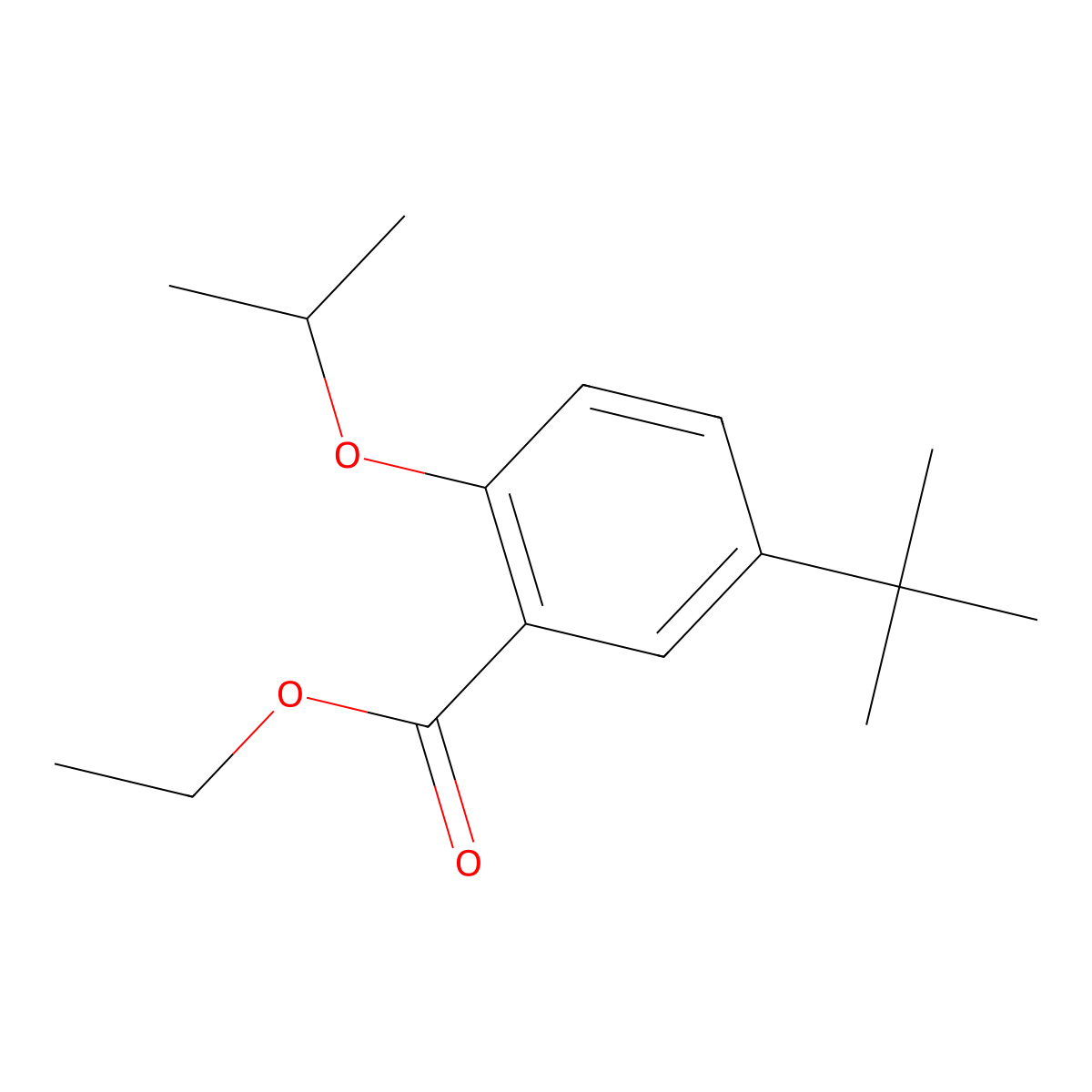 Ethyl 5-(tert-butyl)-2-isopropoxybenzoate molecular structure, CAS 1369120-56-8
