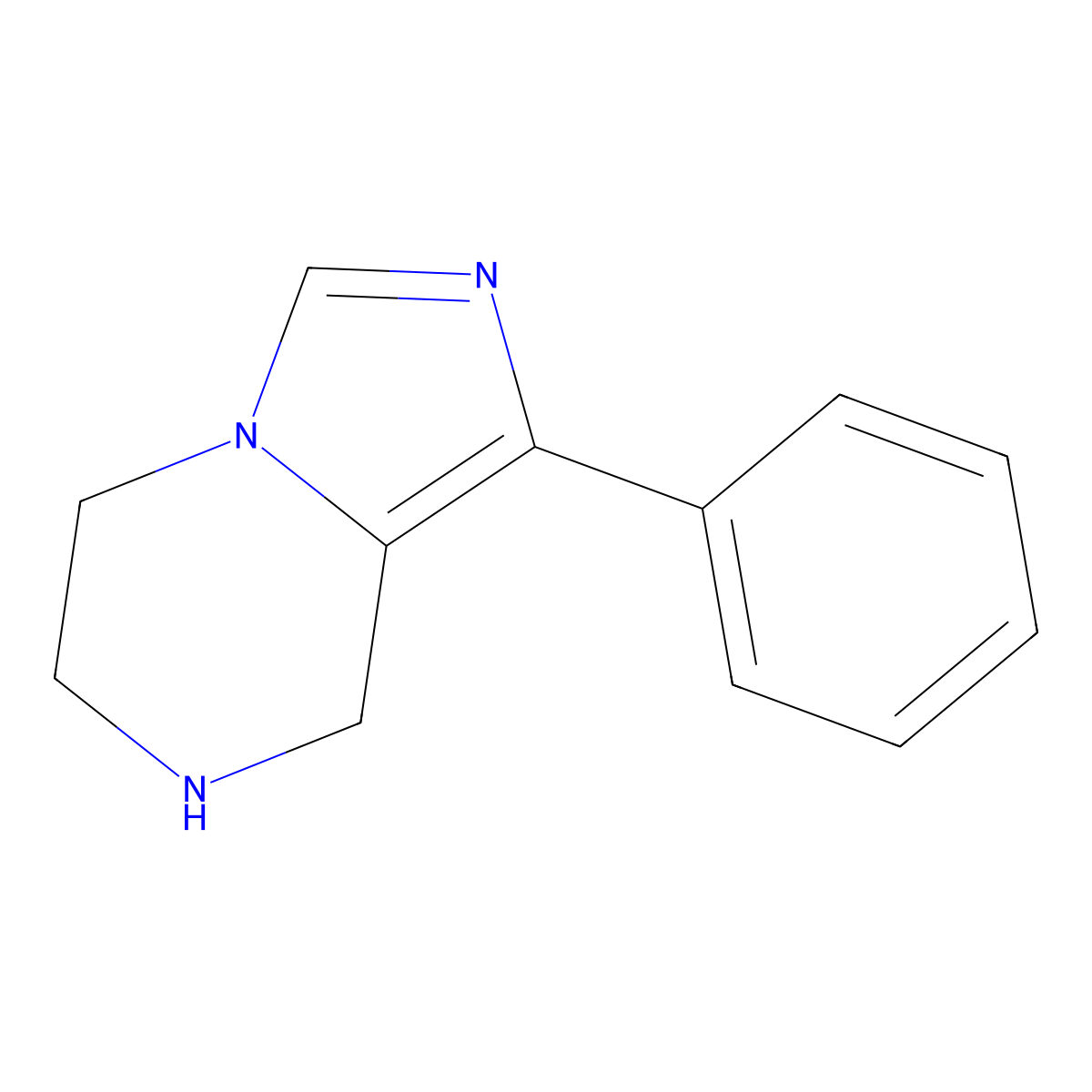 1-Phenyl-5H,6H,7H,8H-imidazo[1,5-A]pyrazine molecular structure, CAS 1369134-70-2