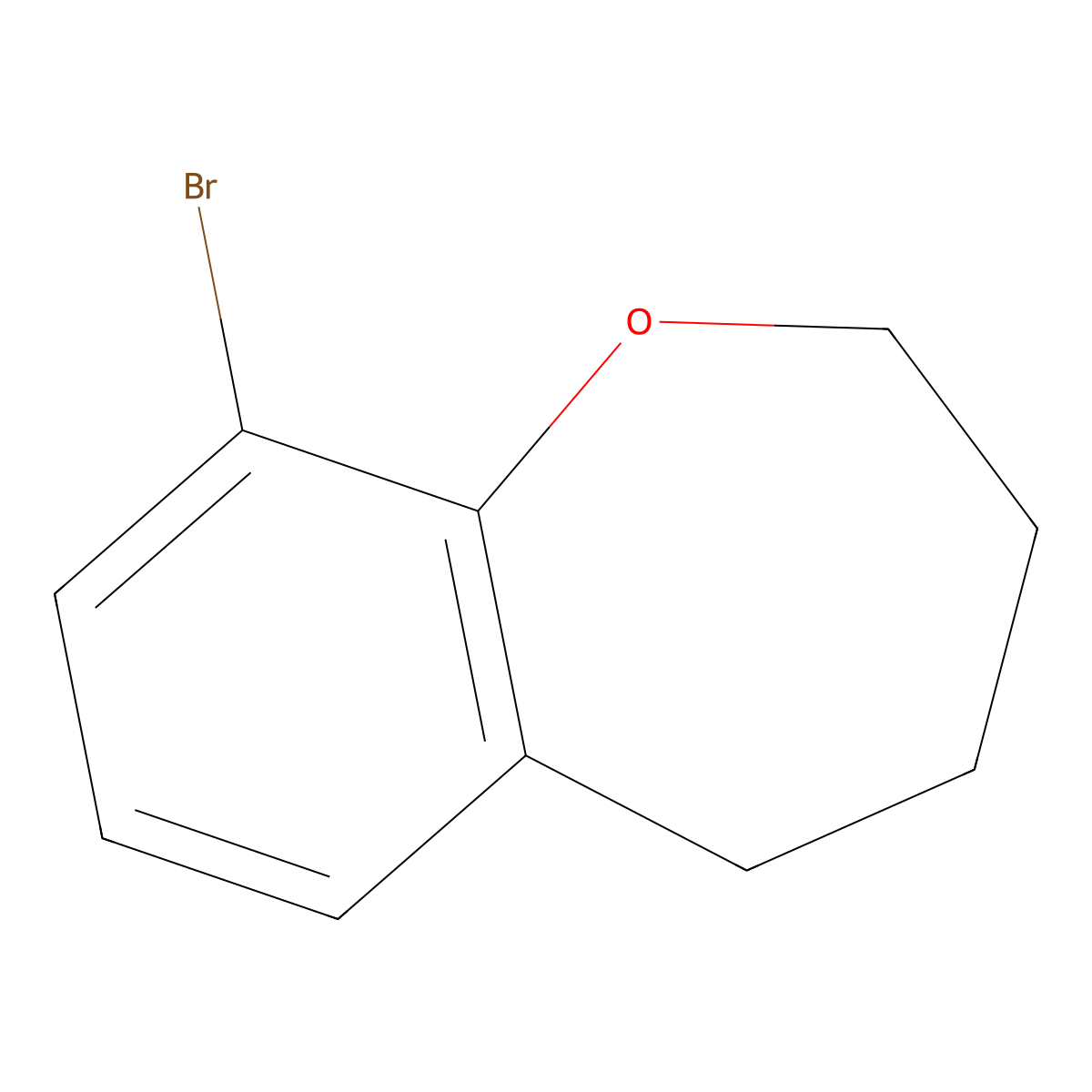 9-Bromo-2,3,4,5-tetrahydrobenzo[b]oxepine molecular structure, CAS 1369140-29-3