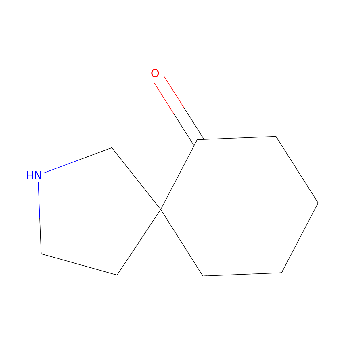 2-Azaspiro[4.5]decan-6-one molecular structure, CAS 1369140-93-1
