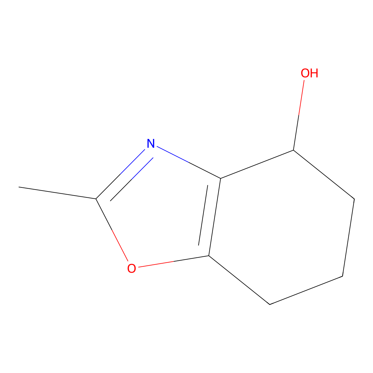 2-Methyl-4,5,6,7-tetrahydro-1,3-benzoxazol-4-ol molecular structure, CAS 1369141-18-3