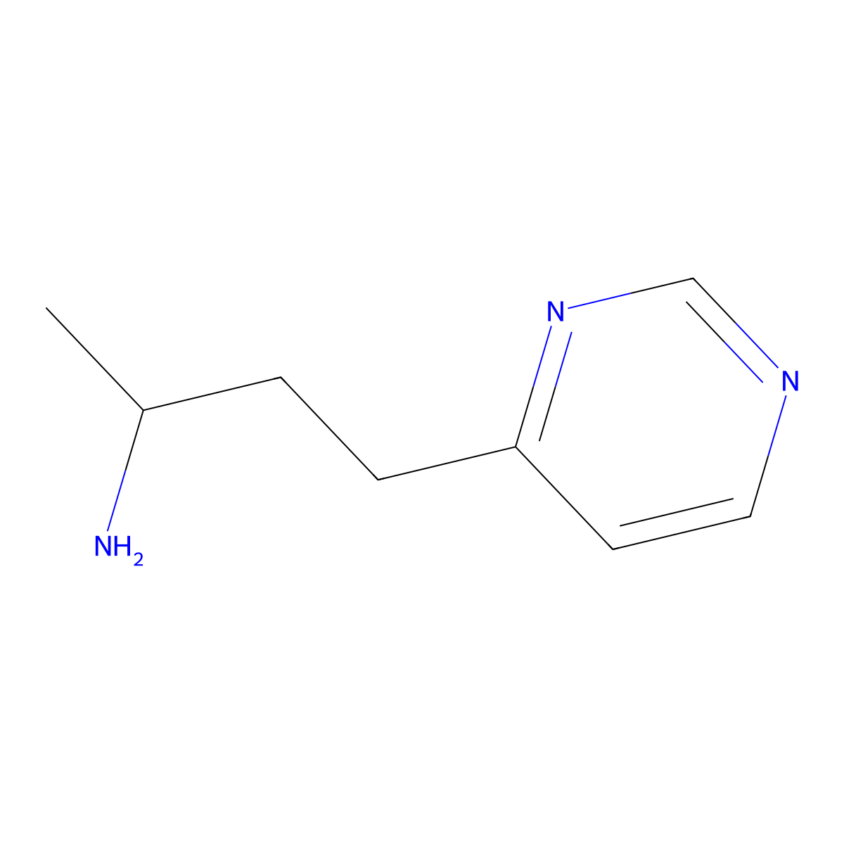4-(Pyrimidin-4-yl)butan-2-amine molecular structure, CAS 1369141-78-5