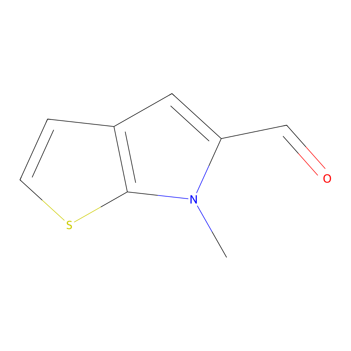 6-Methyl-6H-thieno[2,3-b]pyrrole-5-carbaldehyde molecular structure, CAS 1369146-13-3