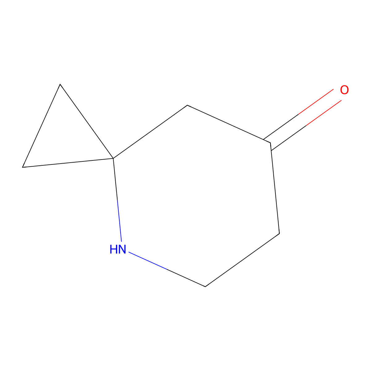 4-Azaspiro[2.5]octan-7-one molecular structure, CAS 1369146-36-0