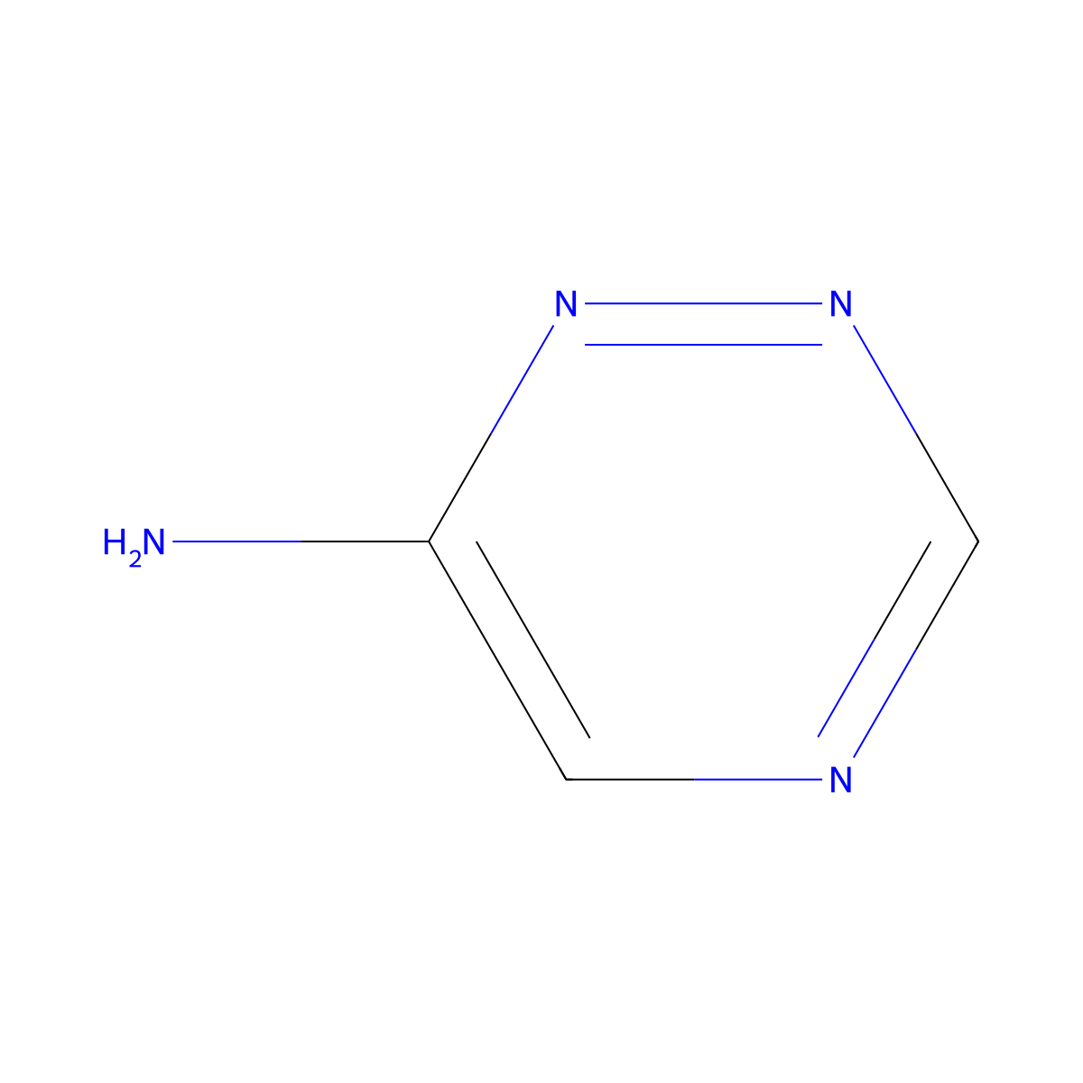 1,2,4-Triazin-6-amine molecular structure, CAS 1369147-80-7