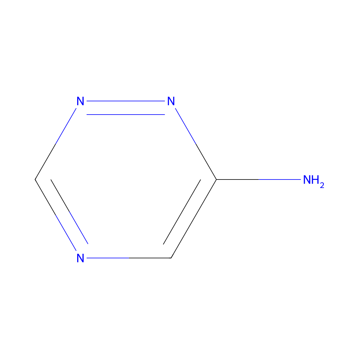 1,2,4-Triazin-6-amine molecular structure, CAS 1369147-80-7