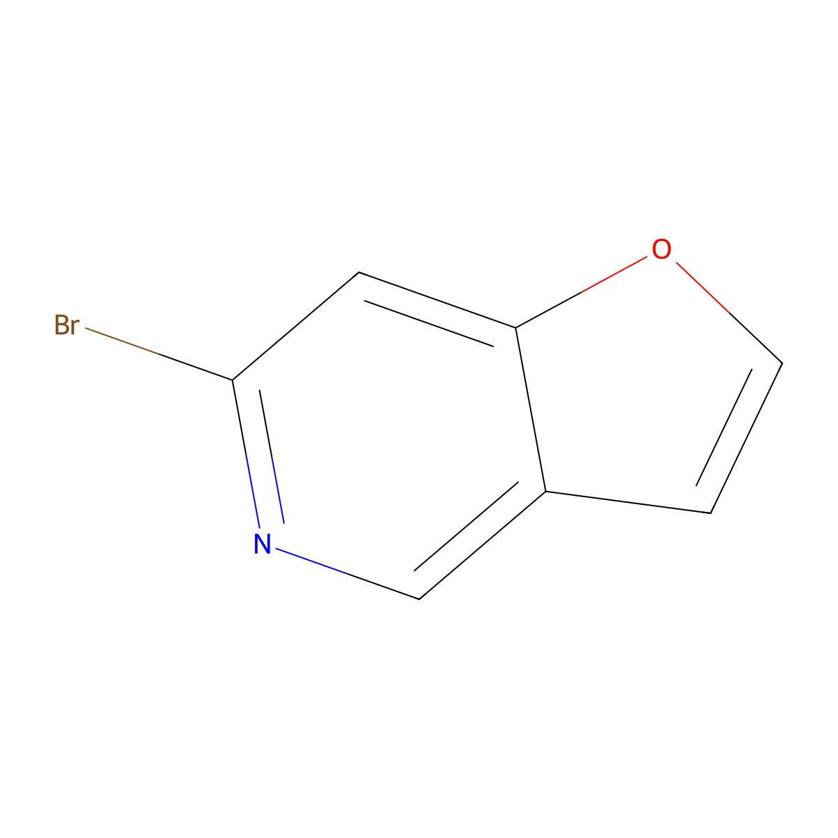 6-Bromofuro[3,2-c]pyridine molecular structure, CAS 1369151-80-3