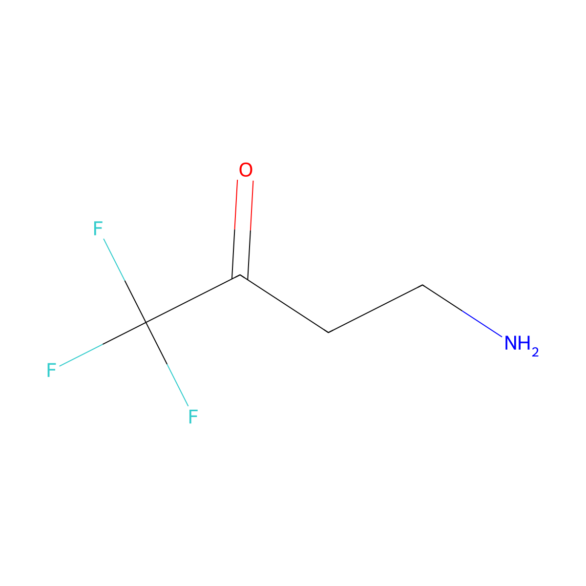 4-Amino-1,1,1-trifluorobutan-2-one molecular structure, CAS 1369162-83-3