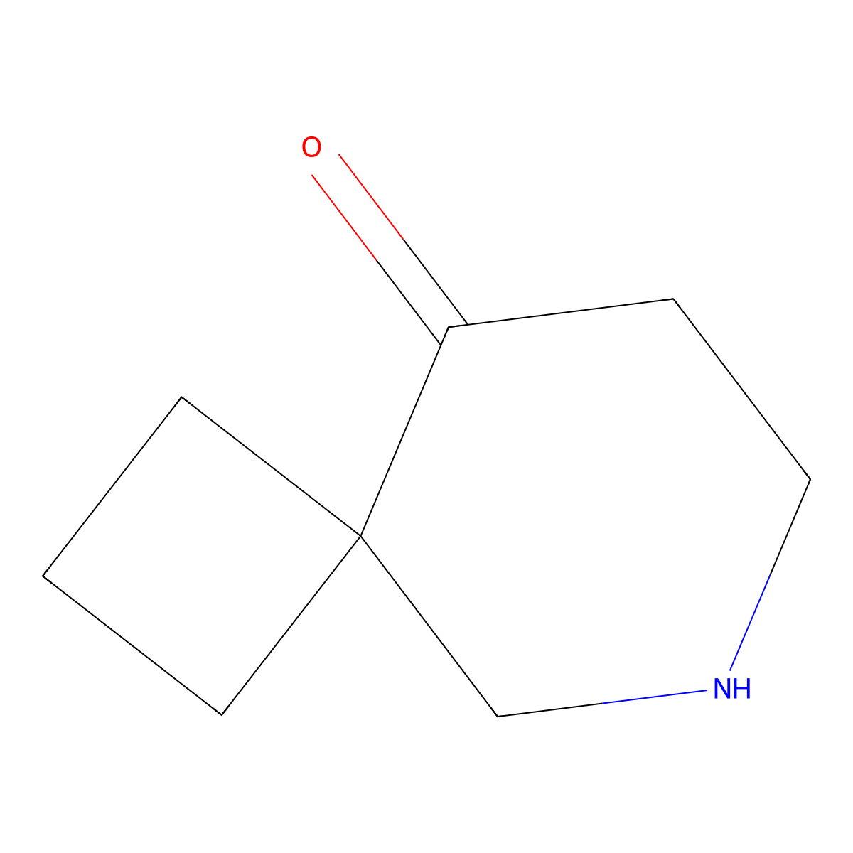 6-Azaspiro[3.5]nonan-9-one molecular structure, CAS 1369163-40-5