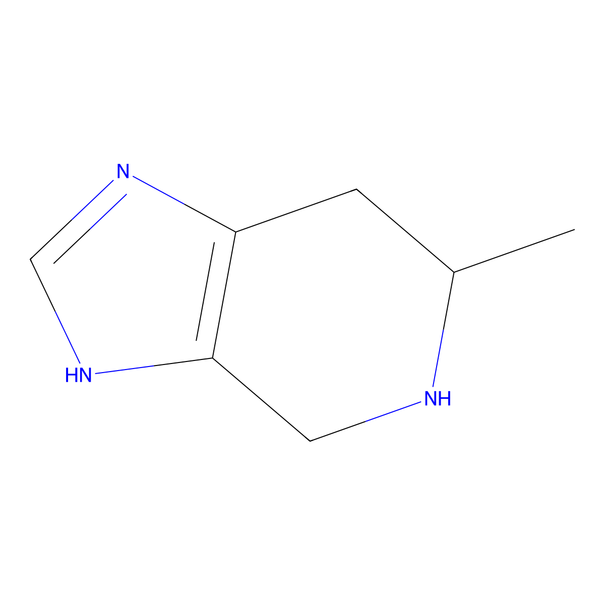 6-methyl-1H,4H,5H,6H,7H-imidazo[4,5-c]pyridine molecular structure, CAS 1369165-18-3
