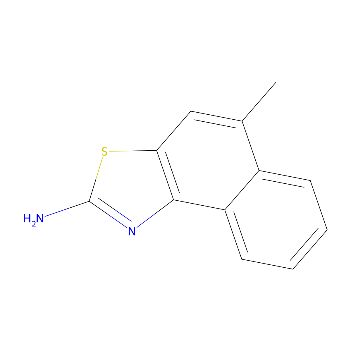 5-Methylnaphtho[1,2-d]thiazol-2-amine molecular structure, CAS 1369170-24-0