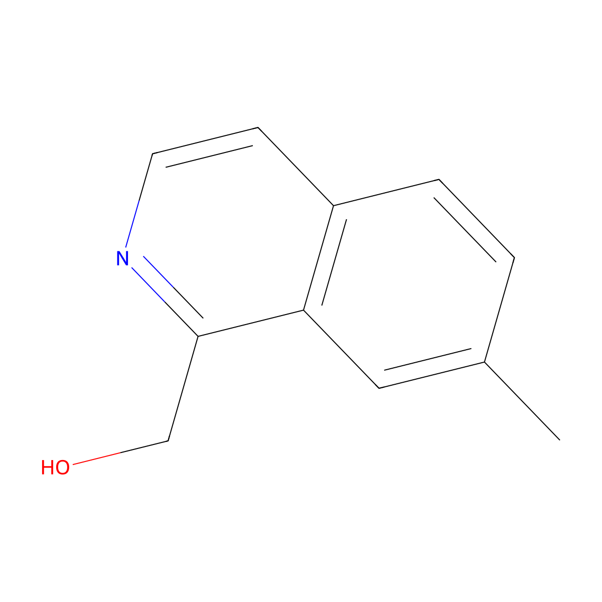 (7-Methylisoquinolin-1-yl)methanol molecular structure, CAS 1369191-08-1