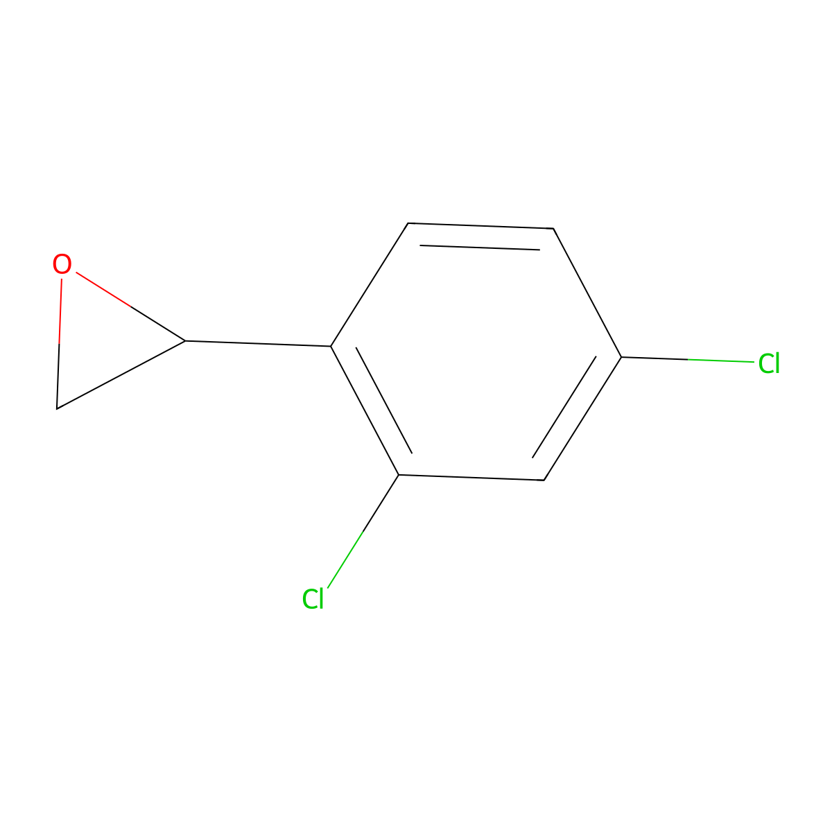 (2,4-Dichlorophenyl)oxirane molecular structure, CAS 13692-15-4