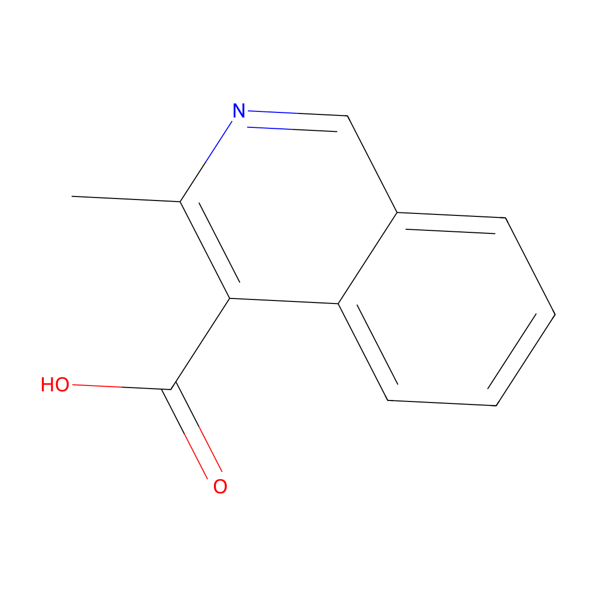 3-Methylisoquinoline-4-carboxylic acid molecular structure, CAS 1369203-79-1