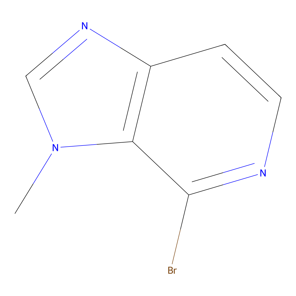 4-Bromo-3-methyl-3H-imidazo[4,5-c]pyridine molecular structure, CAS 1369240-84-5