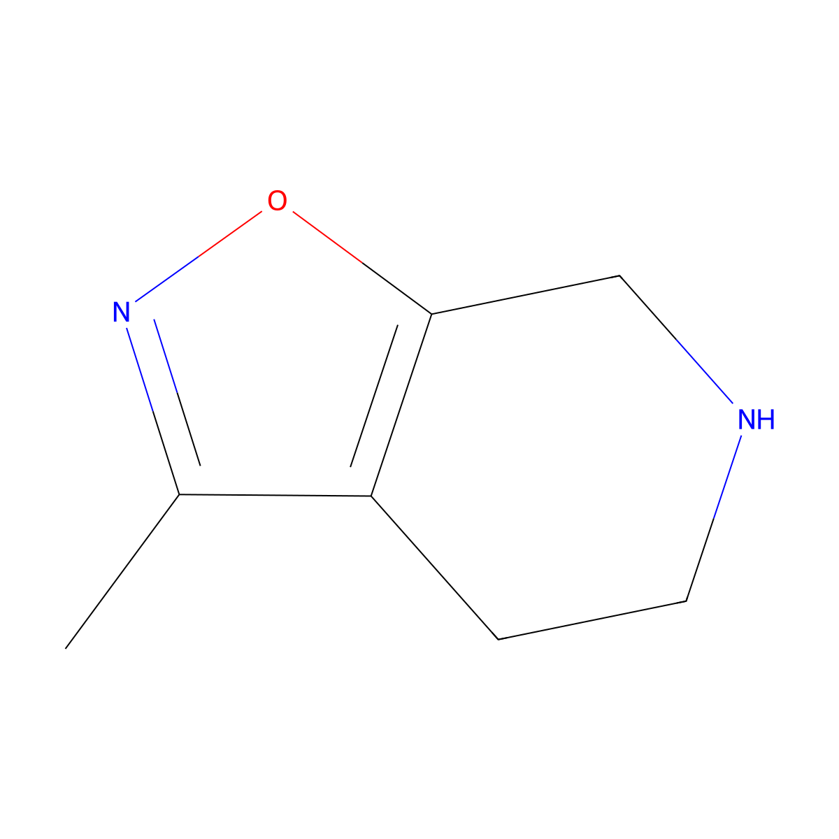 3-methyl-4H,5H,6H,7H-[1,2]oxazolo[5,4-c]pyridine molecular structure, CAS 1369247-69-7