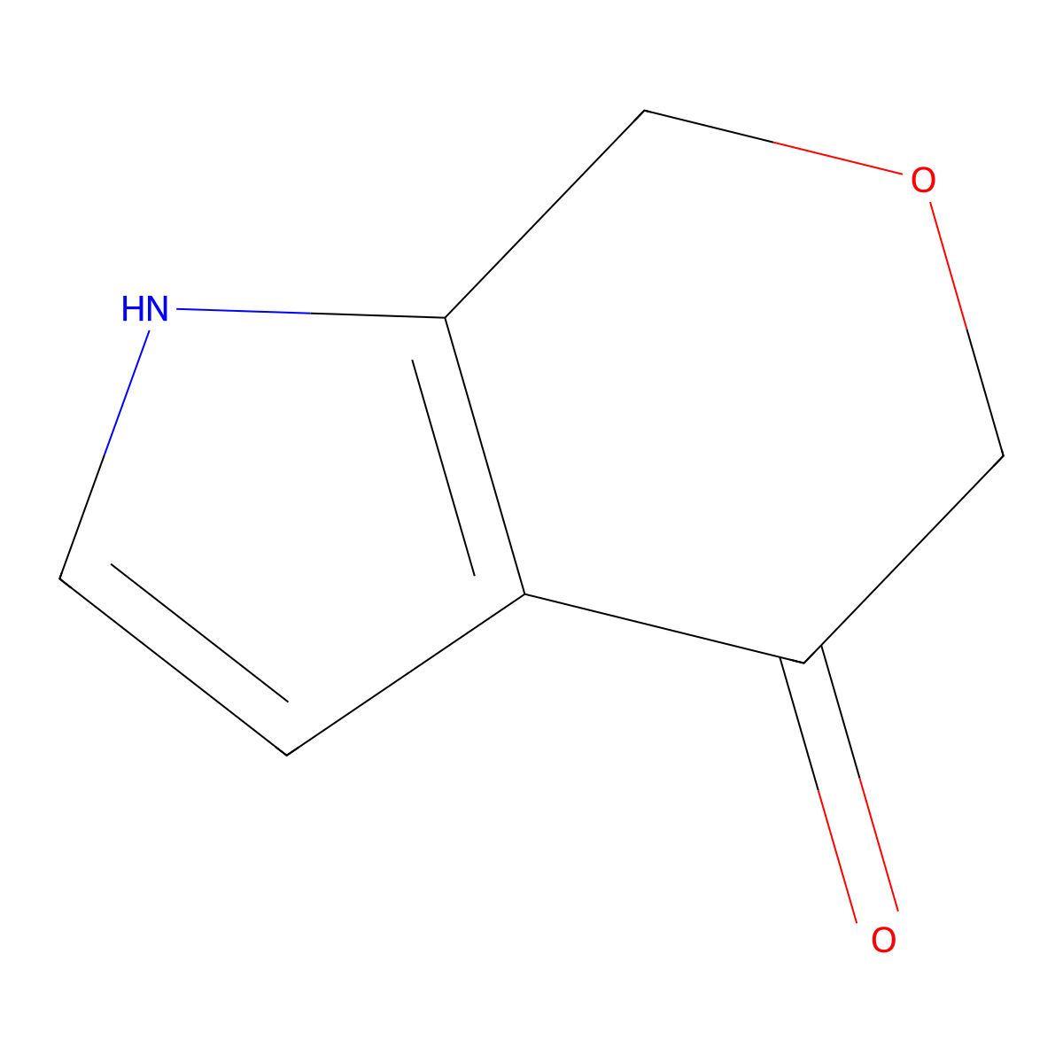 1,7-Dihydro-pyrano[3,4-b]pyrrol-4-one molecular structure, CAS 1369248-13-4