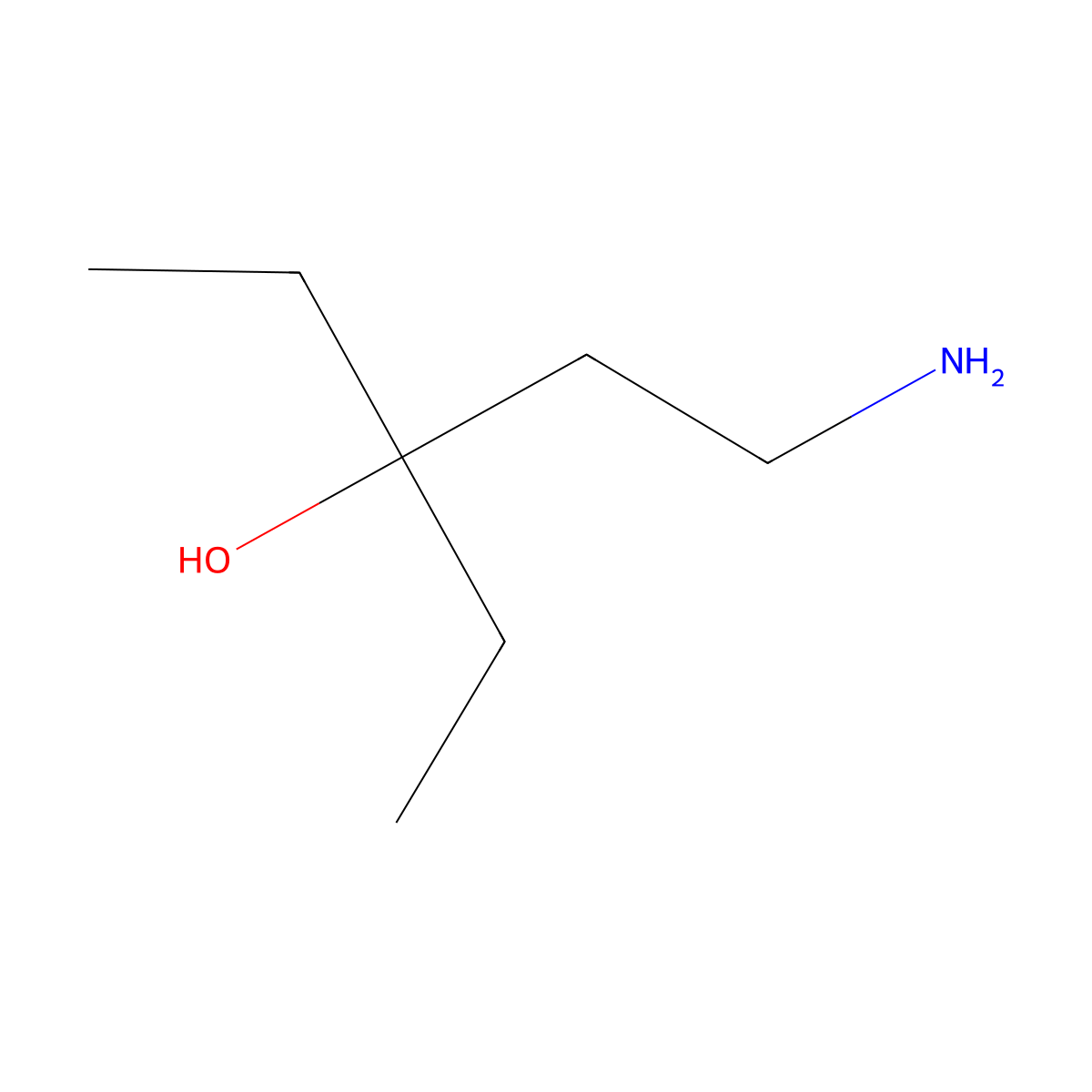 1-Amino-3-ethylpentan-3-ol molecular structure, CAS 1369248-66-7