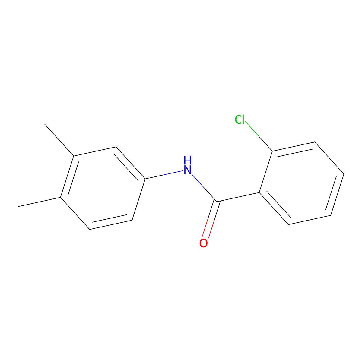 2-Chloro-3',4'-benzoxylidide molecular structure, CAS 136926-07-3